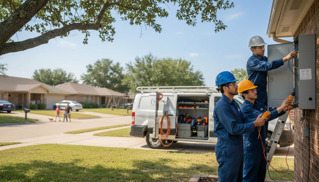 Certified electrician providing emergency electrical services in Gilbertsville, KY